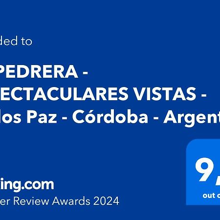 La Pedrera - Espectaculares Vistas - Carlos Paz - Cordoba - Argentina Villa Carlos Paz Exterior photo